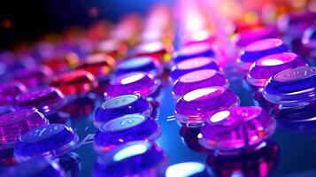 Medical studies of molecular structures. Science in the service of human. Technologies of the future in our life. molecule of medicine model, illustration photo