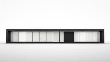 Mobile office buildings or container site office for construction site. Shipping container. Portable house and office cabins, illustration photo