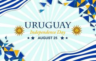 Uruguay independencia día antecedentes vector