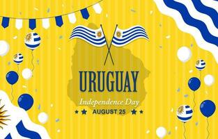Uruguay independencia día antecedentes vector
