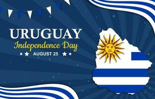 Uruguay independencia día antecedentes vector