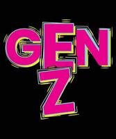 el logo para gen z vector