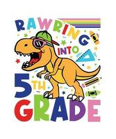 rawr into 5th grade vector