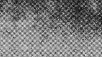 Grunge halftone abstract background. Small dots vector texture. 16x9