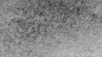 Grunge halftone vector offset black ink background 16x9. Concrete wall