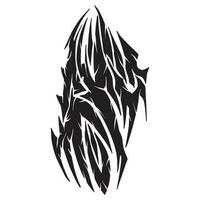 metalero tribal tatuaje variante 6 6 ,bien para gráfico diseños recursos, imprimir, póster, tatuaje, y más. vector