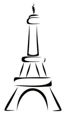Famous Eiffel Tower in Paris