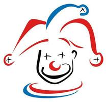 Simple three color Jester vector