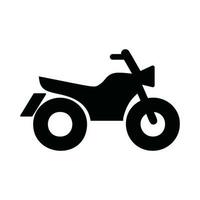 motocicleta icono silueta logo vector