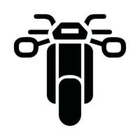 Motorcycle Icon Silhouette Logo vector