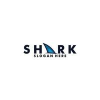 Shark logo vector, Fish Shark Vector logo template