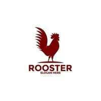 Rooster logo design vector template