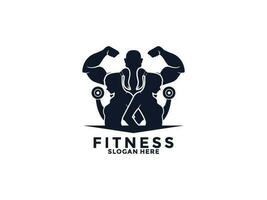 Fitness and Gym Logo Design Vector