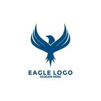 Eagle Bird Logo Vector Template. Eagle Logo Icon, Business Logo Concept