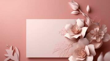 wedding invitation design template background photo