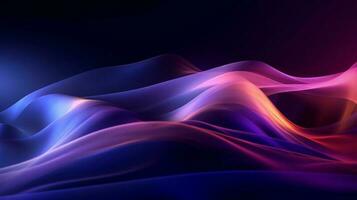 purple line wave landscape background photo