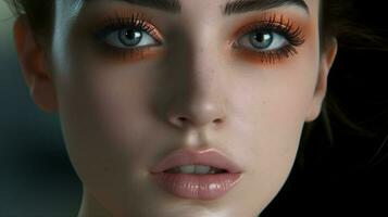 beauty make up template background photo