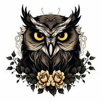 the owl art design illustration photo