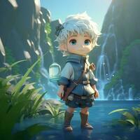 cute male 3d character illustration photo