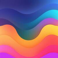 abstract wave background gradient colorful photo