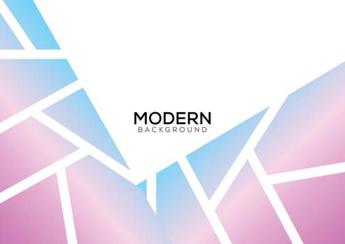 gradient color abstract background geometry design vector