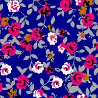 floral abstract pattern suitable for textile and printing needs vector