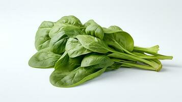 Photo of Spinach isolated on white background