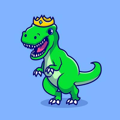 Premium Vector  Hand drawn cartoon t rex cute dino