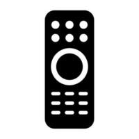 TV remote control icon. Control of electronic device. Vector. vector