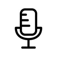 Modern microphone icon. Microphone stand and voice microphone. Vector. vector