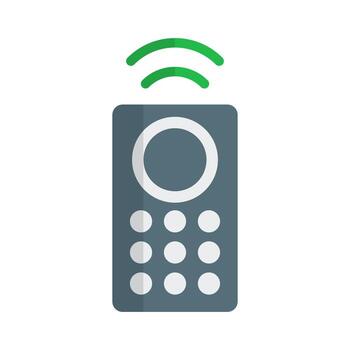 moderno remoto controlar icono. remoto controlar dispositivo y radio ondas. vector. vector