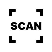 Scan logo icon. Read. Vector. vector