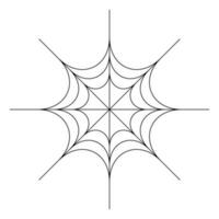 Thin spider web icon. Vector. vector