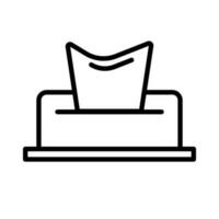 Simple tissue box icon. Vector. vector