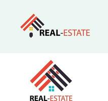 Free vector real estate logo template design