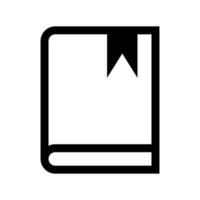 Book icon with bookmark. Reading. Vector. vector