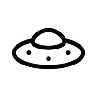 Flying saucer icon. Unidentified flying object icon. ufo. vector. vector