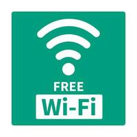 Free Wifi logo and Wi-Fi icon. Vector. vector