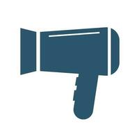 Small hair dryer icon. Blow dryer. Vector. vector