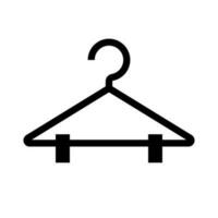 Hanger icon with clip. Vector. vector