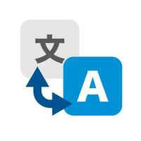 Translation Icon. Language translation. Language switch. Vector. vector