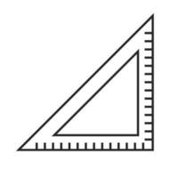 Triangular ruler icon. Set square icon. Vector. vector