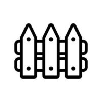 Simple fence icon. Enclosure. Vector. vector