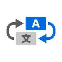 Different language translation icon. Language translation. Vector. vector