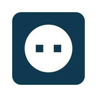 Socket Icon. Plug socket. Electrical supply. Vector. vector