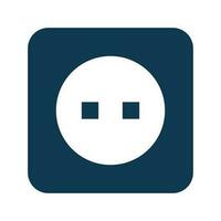 Socket Icon. Plug socket. Electrical supply. Vector. vector