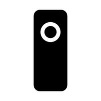 Remote controller silhouette icon. Vector. vector