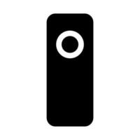 Remote controller silhouette icon. Vector. vector