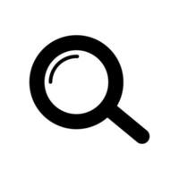 Magnifying glass UI icon. Search button. Vector. vector