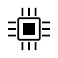 CPU Icon. Computer part. Vector. vector